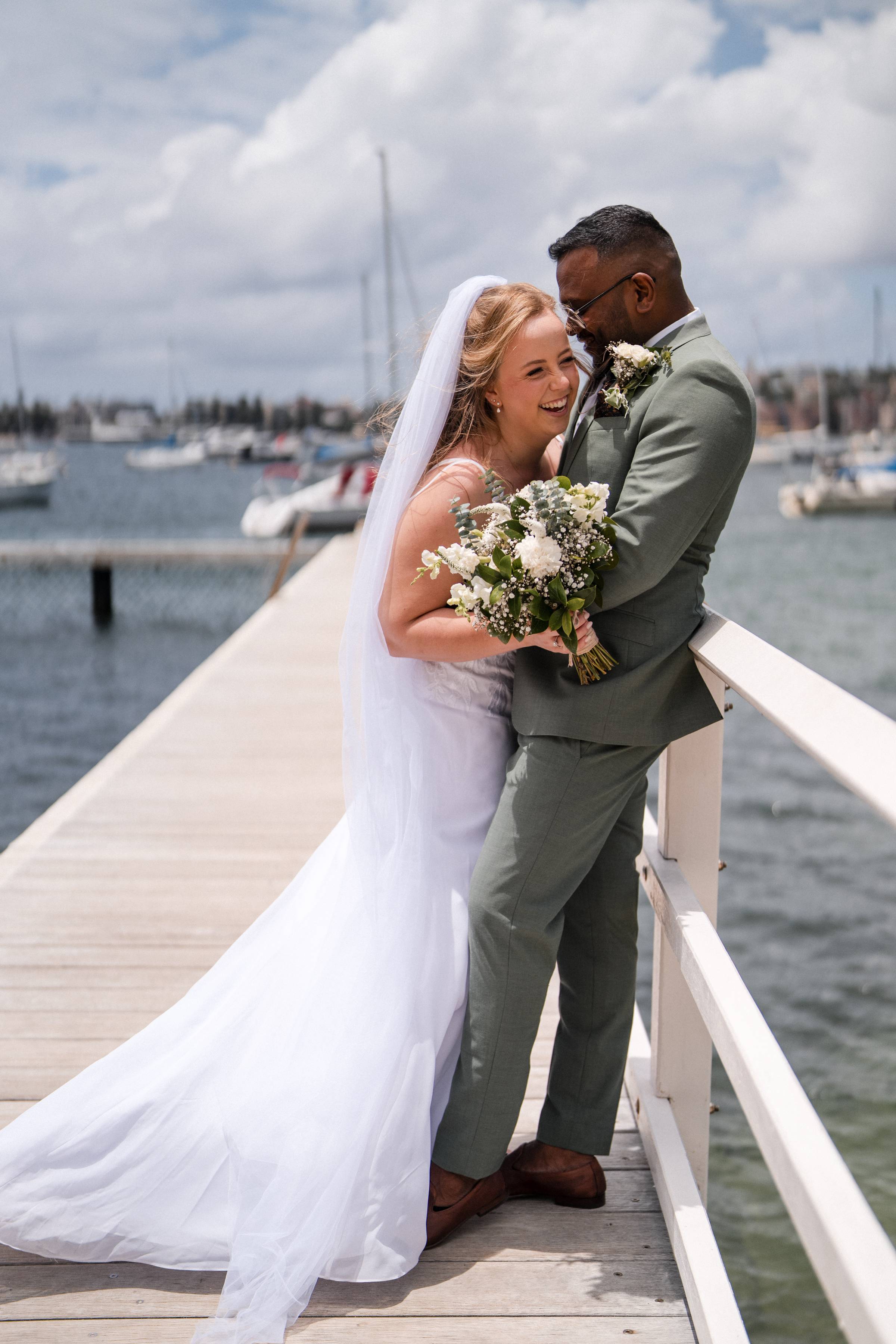 Anne + Lance // The Boathouse Shelly Beach // Sydney Wedding Photography