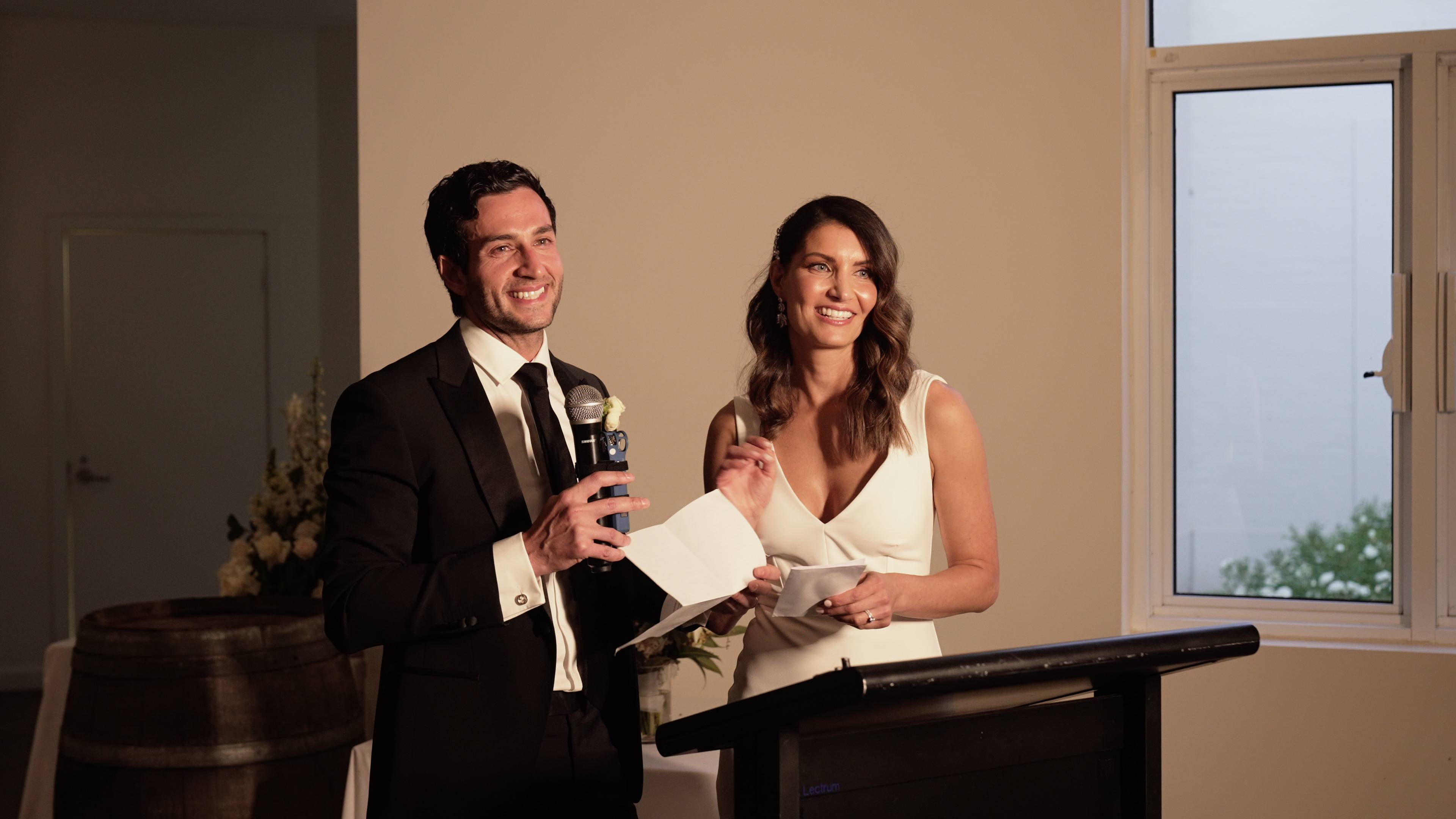 Cleo + Marco Bride Groom Speech // Lancemore Lindenderry Red Hill // Raw Wedding Footage