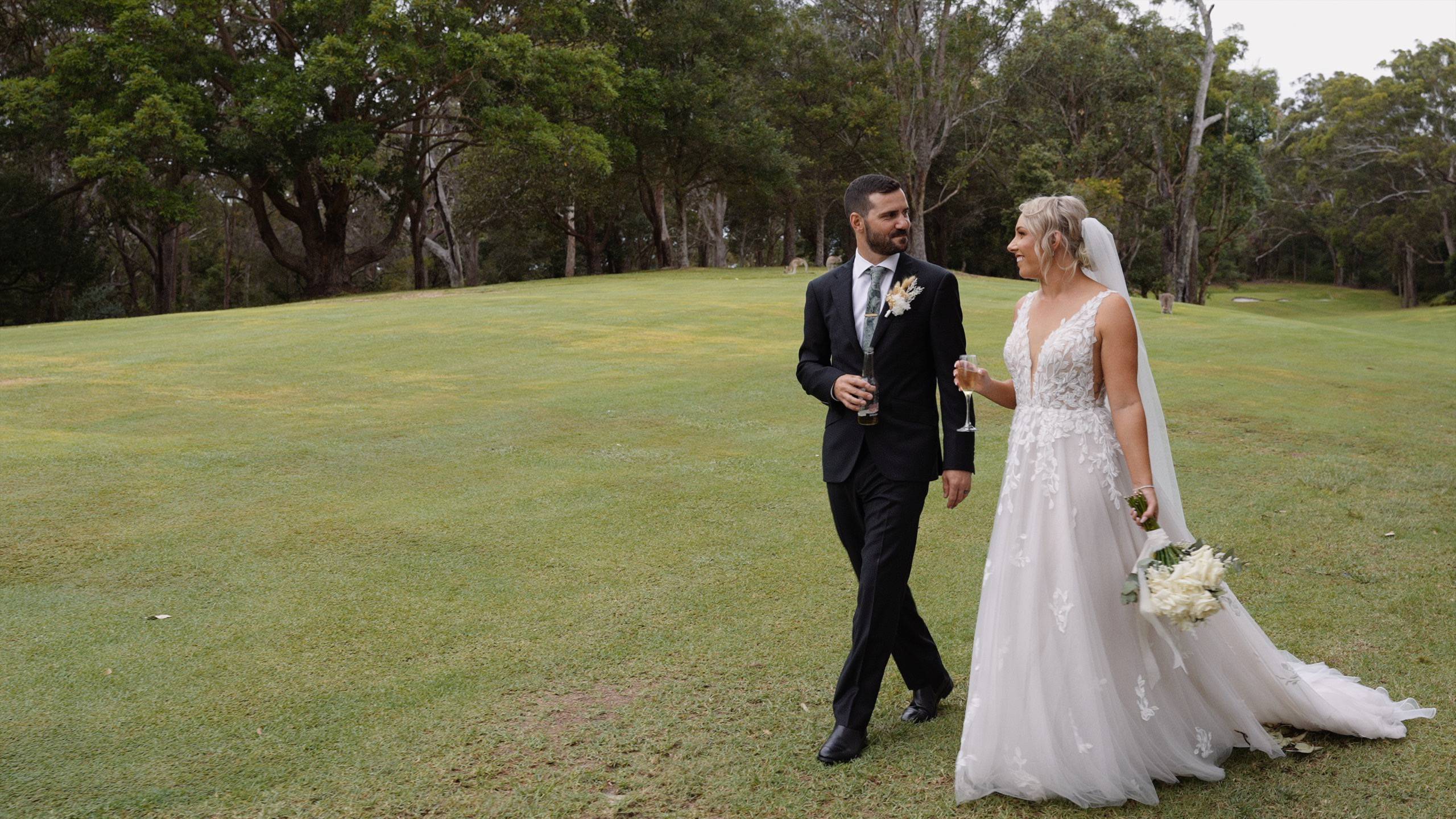 Mcgee + Gavin Short Film // Nelson Bay Golf Club // Port Stephens Wedding Videography